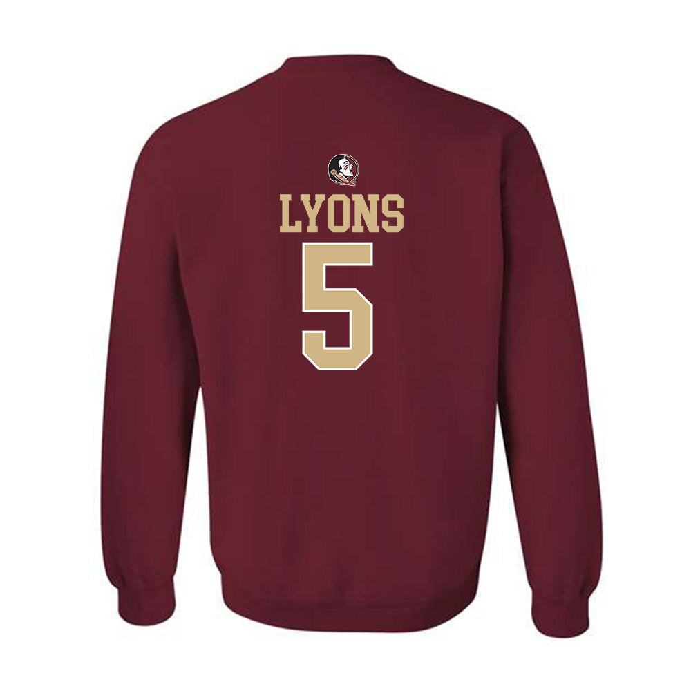 FSU - NCAA Football : Daniel Lyons - Classic Shersey Crewneck Sweatshirt-1