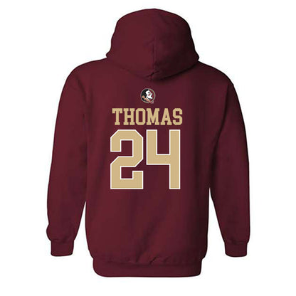 FSU - NCAA Football : Amari Thomas - Classic Shersey Hooded Sweatshirt-1