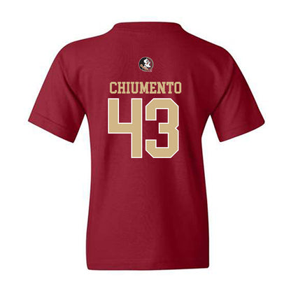 FSU - NCAA Football : Mac Chiumento - Classic Shersey Youth T-Shirt-1
