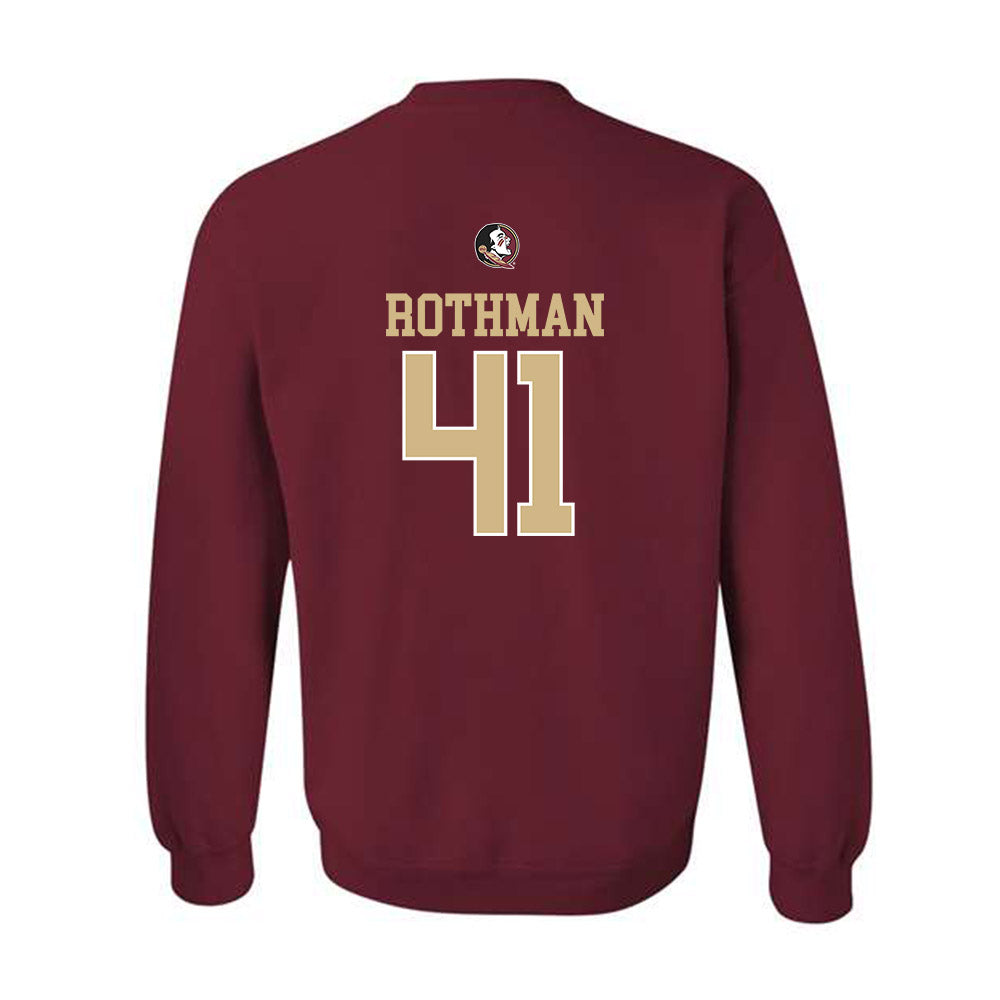 FSU - NCAA Beach Volleyball : Audrey Rothman - Classic Shersey Crewneck Sweatshirt-1