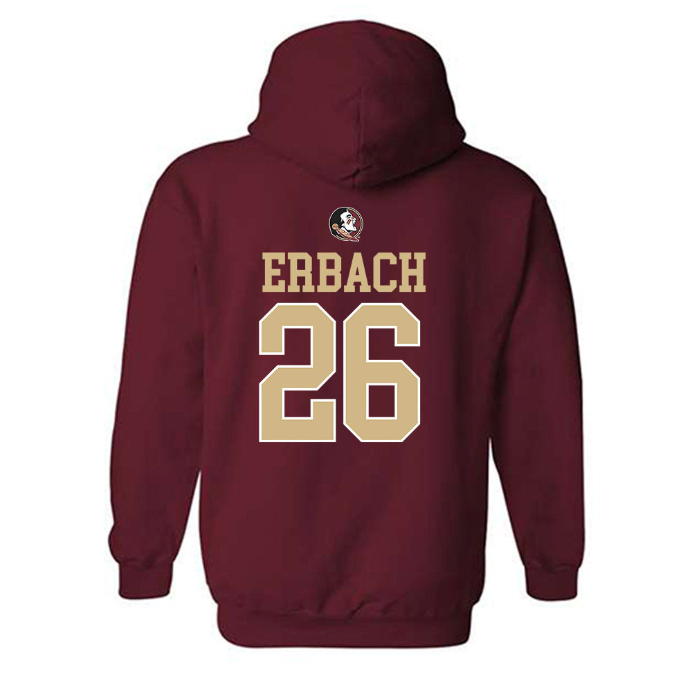 FSU - NCAA Women's Soccer : Samantha Erbach - Classic Shersey Hooded Sweatshirt-1