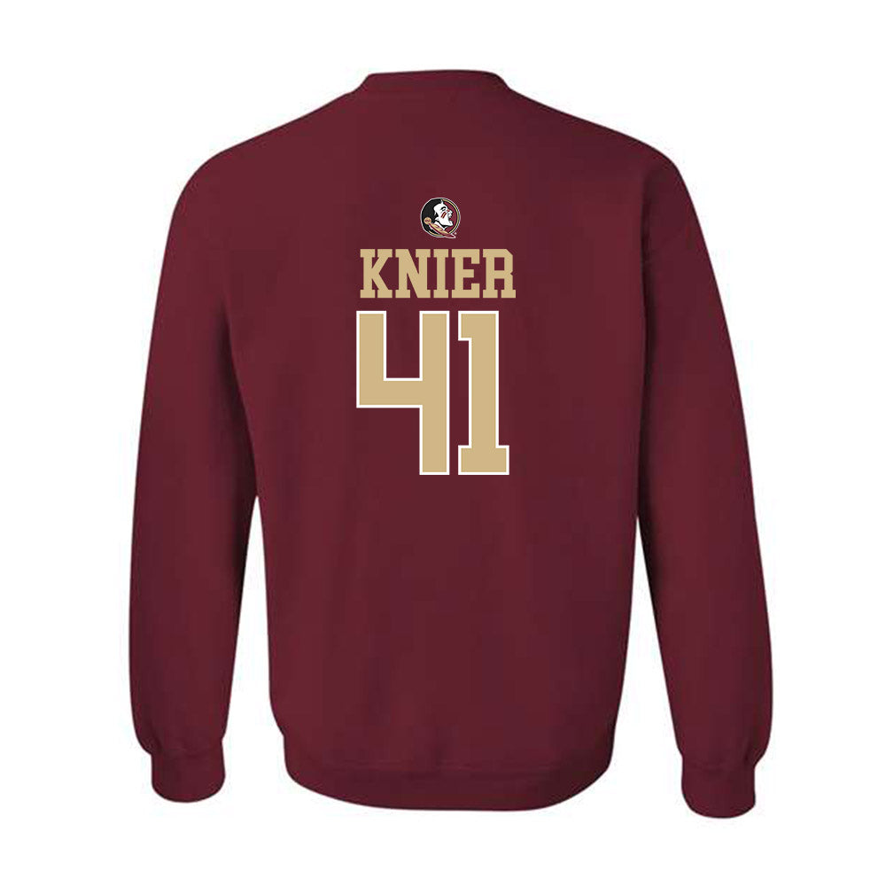 FSU - NCAA Baseball : Chris Knier - Generic Shersey Crewneck Sweatshirt