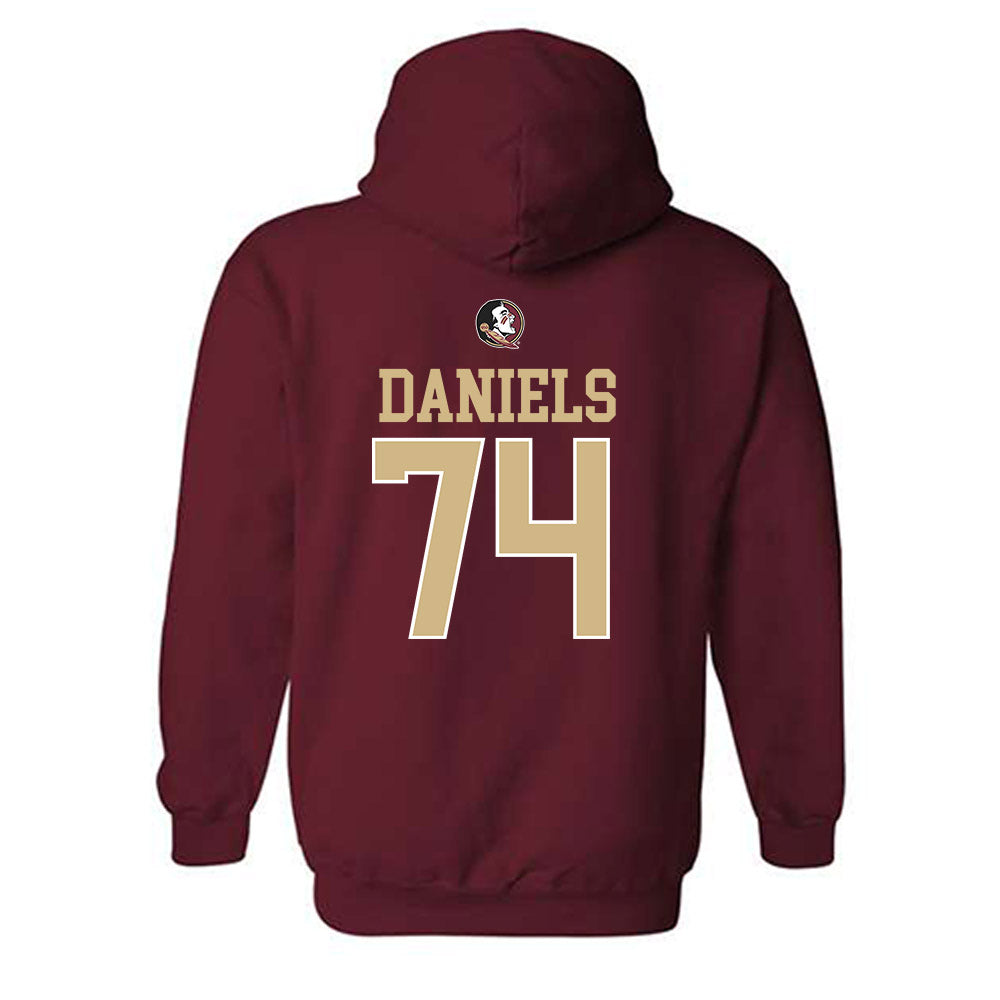 FSU - NCAA Football : Jonathan Daniels - Classic Shersey Hooded Sweatshirt-1