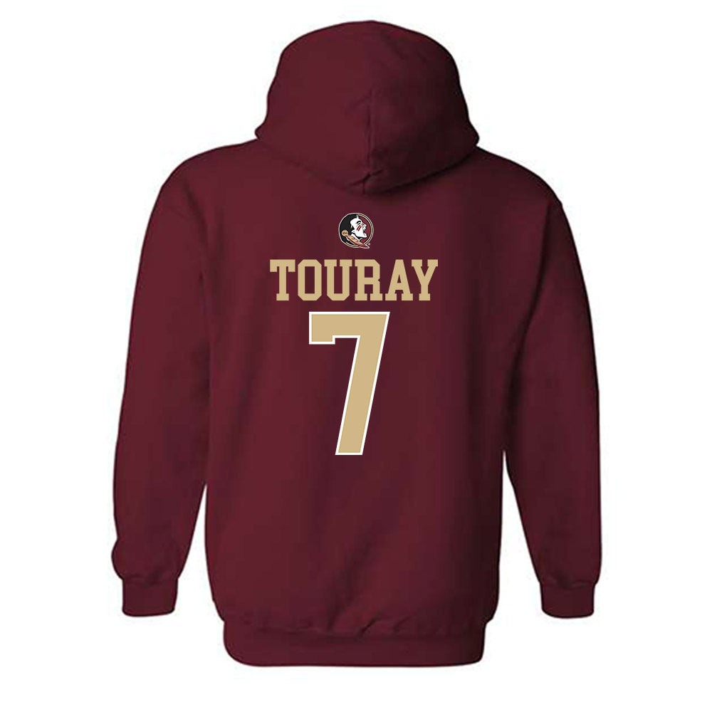 FSU - NCAA Women's Soccer : Nyanya Touray - Classic Shersey Hooded Sweatshirt-1