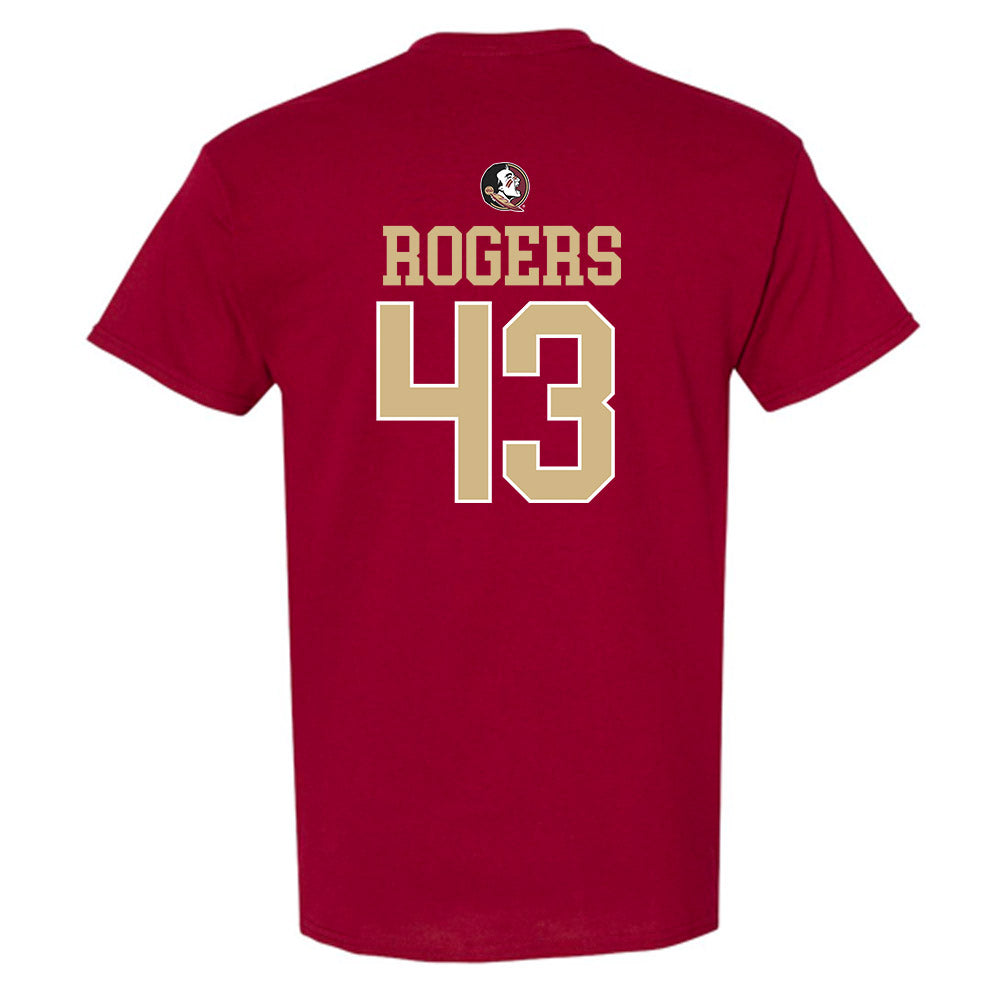 FSU - NCAA Football : Trent Rogers - Classic Shersey T-Shirt-1