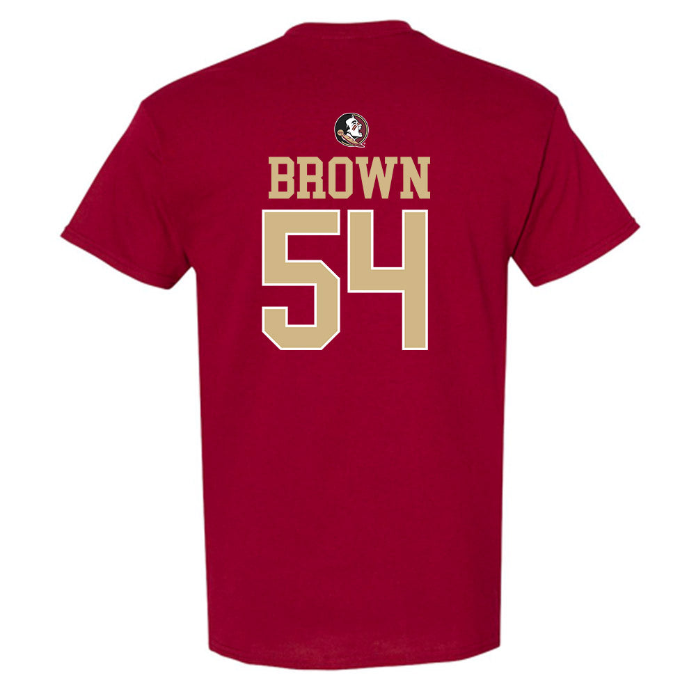 FSU - NCAA Football : Chastan Brown - Classic Shersey T-Shirt-1