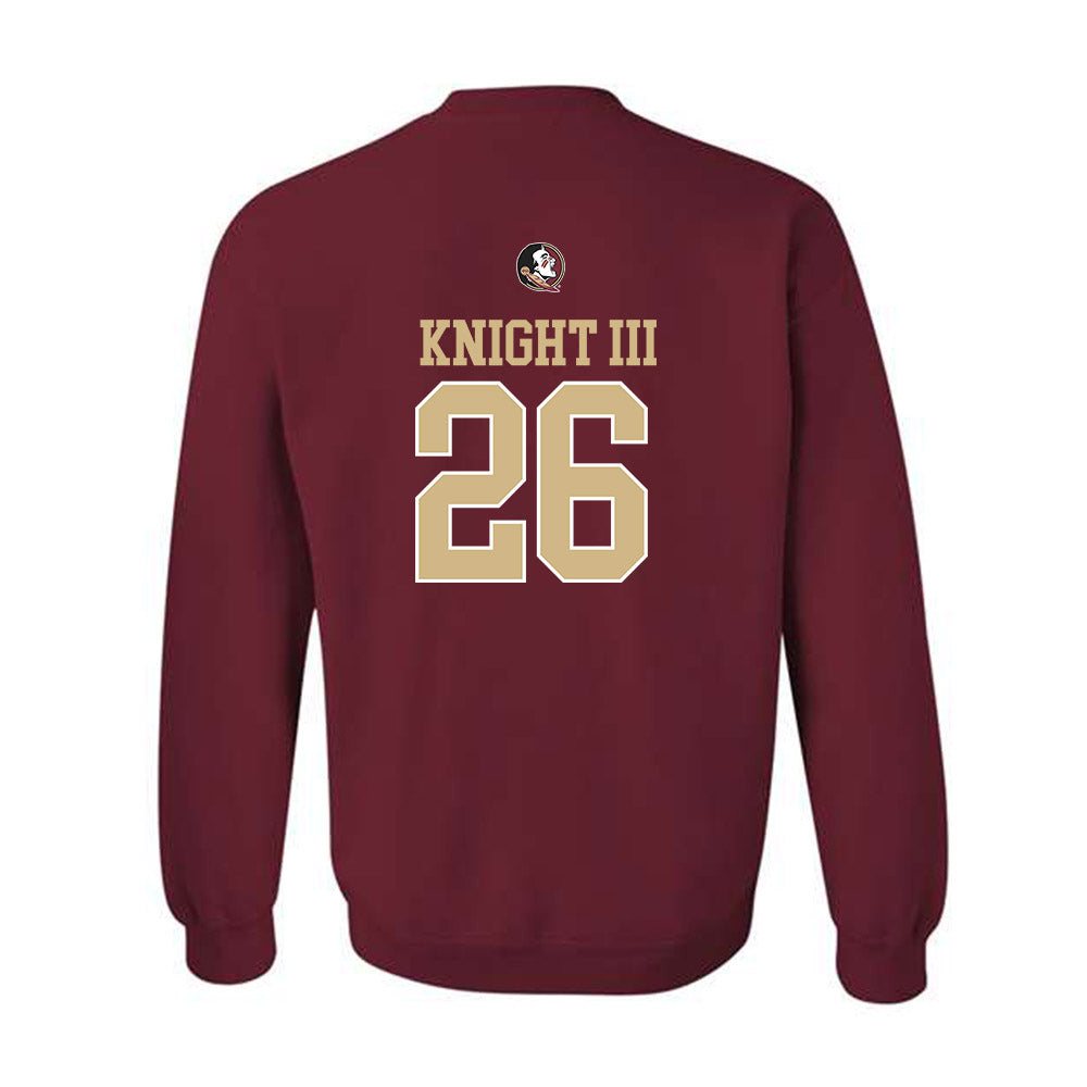 FSU - NCAA Football : Ricky Knight III - Classic Shersey Crewneck Sweatshirt-1