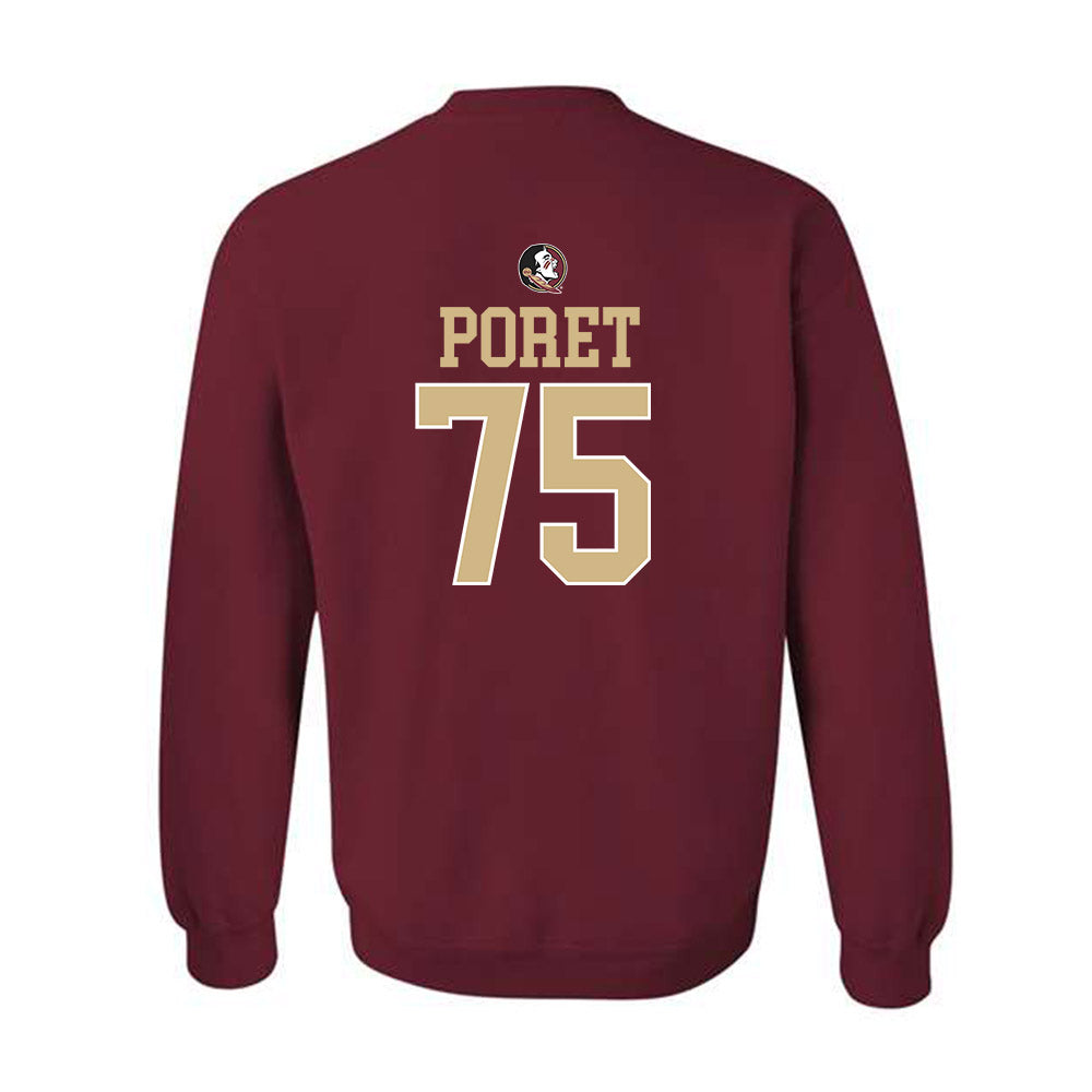 FSU - NCAA Football : Sean Poret - Classic Shersey Crewneck Sweatshirt-1