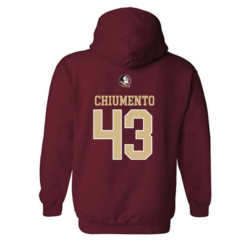 FSU - NCAA Football : Mac Chiumento - Classic Shersey Hooded Sweatshirt-1