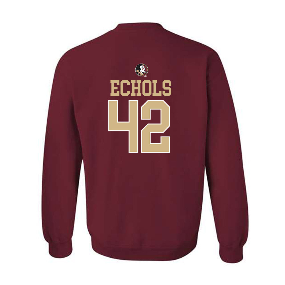 FSU - NCAA Baseball : Jake Echols - Classic Shersey Crewneck Sweatshirt-1