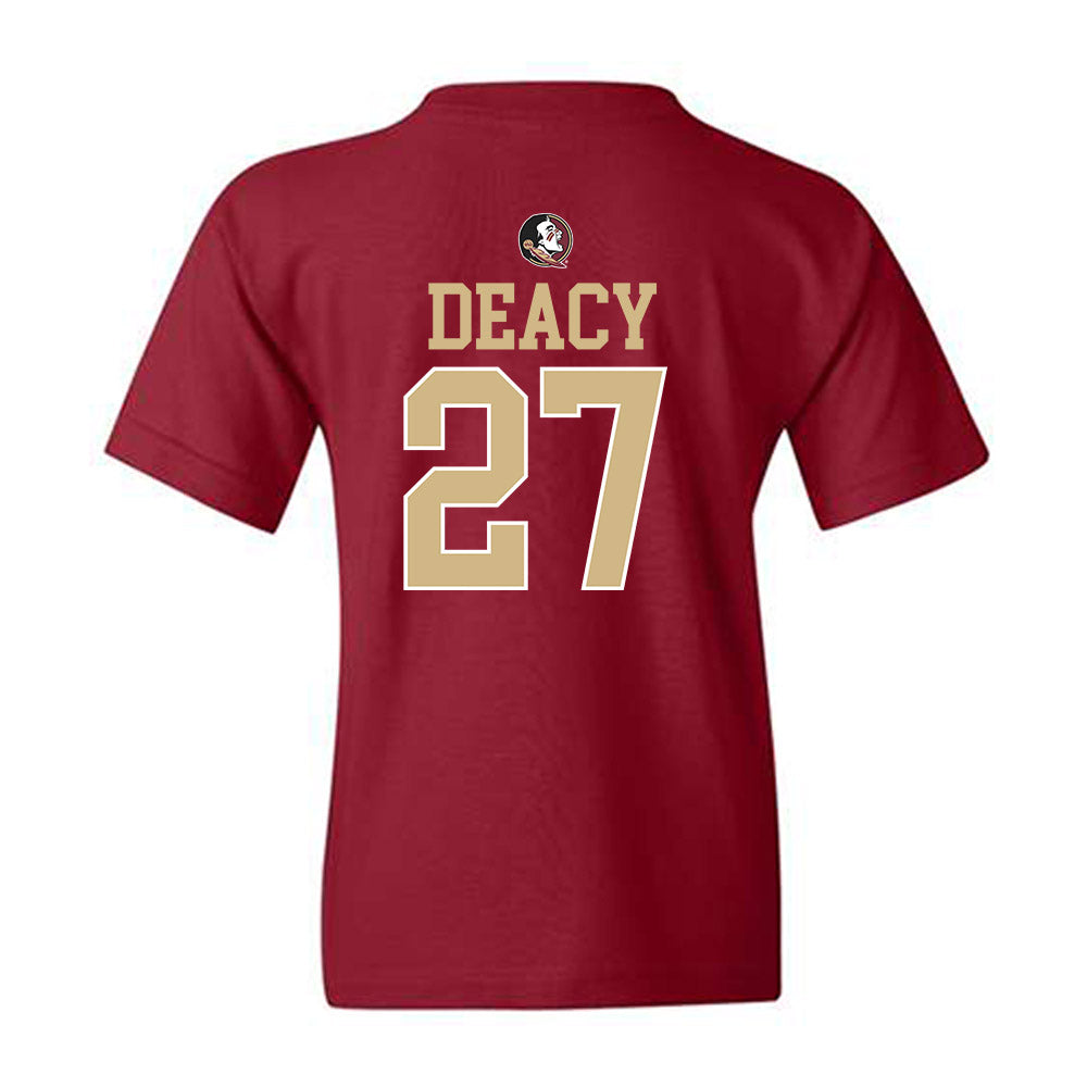 FSU - NCAA Women's Lacrosse : Alyssa Deacy - Classic Shersey Youth T-Shirt-1