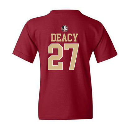 FSU - NCAA Women's Lacrosse : Alyssa Deacy - Classic Shersey Youth T-Shirt-1
