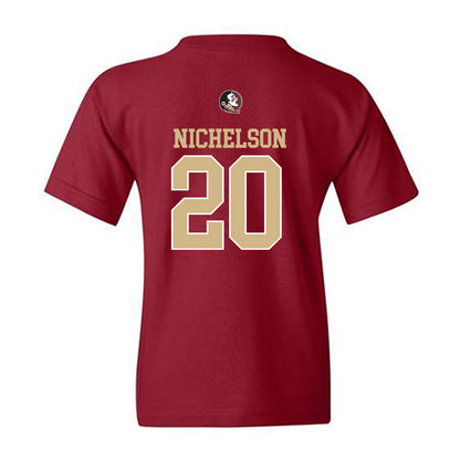 FSU - NCAA Football : Blake Nichelson - Classic Shersey Youth T-Shirt-1