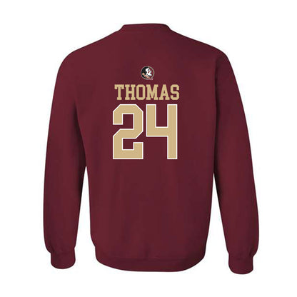 FSU - NCAA Football : Amari Thomas - Classic Shersey Crewneck Sweatshirt-1