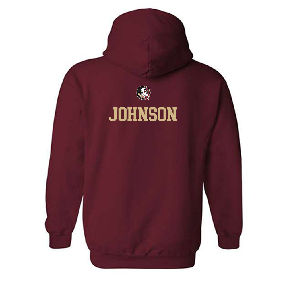 FSU - NCAA Men's Swimming & Diving : Marcus Johnson - Classic Shersey Hooded Sweatshirt-1