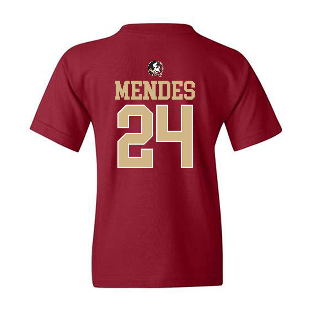 FSU - NCAA Baseball : Wes Mendes - Generic Shersey Youth T-Shirt-1