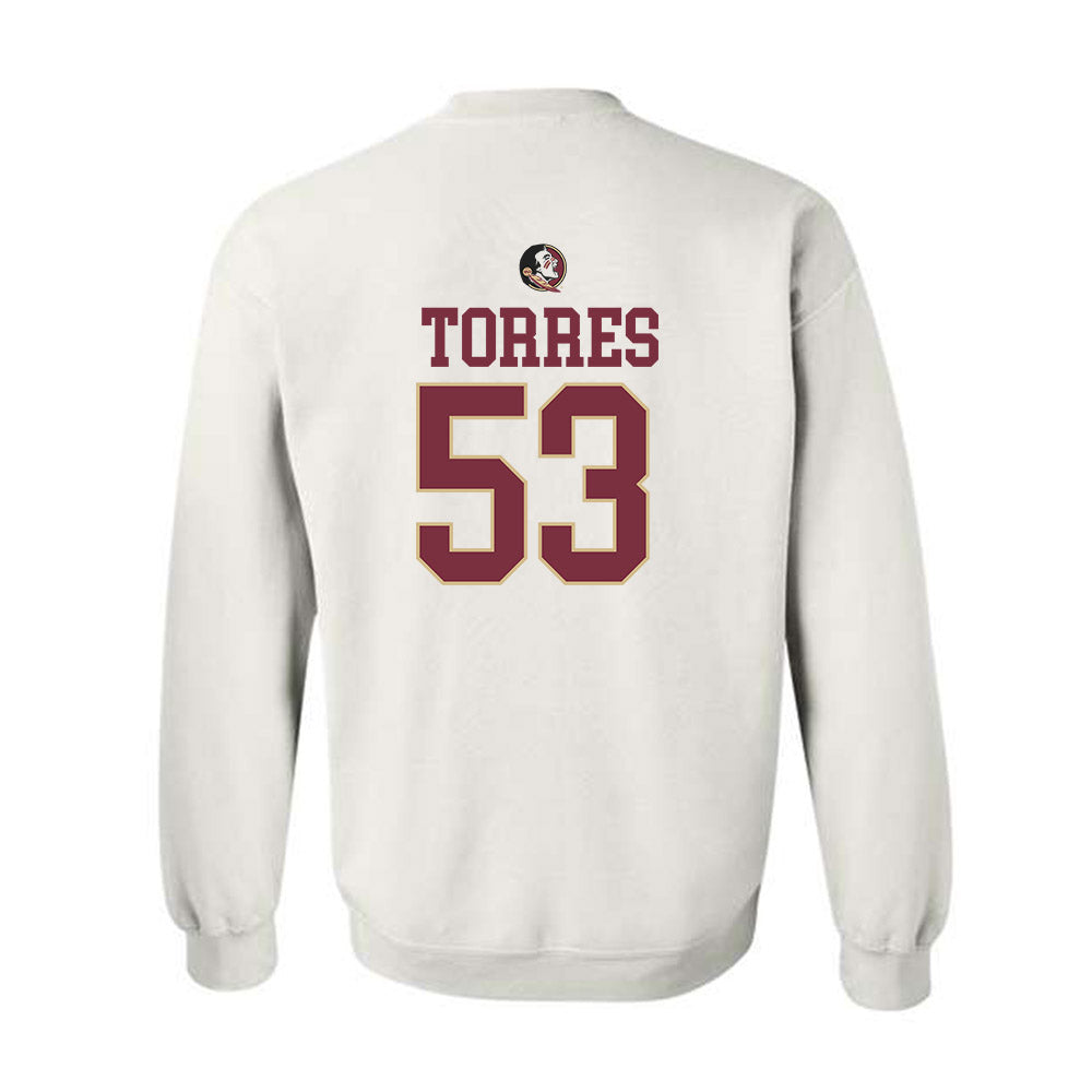 FSU - NCAA Football : Brandon Torres - Classic Shersey Crewneck Sweatshirt-1
