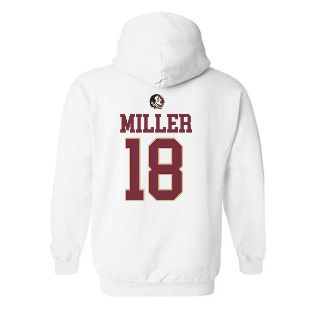 FSU - NCAA Women's Lacrosse : Ellie Miller - Classic Shersey Hooded Sweatshirt-1