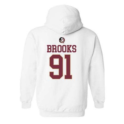 FSU - NCAA Football : Cam Brooks - Classic Shersey Hooded Sweatshirt-1