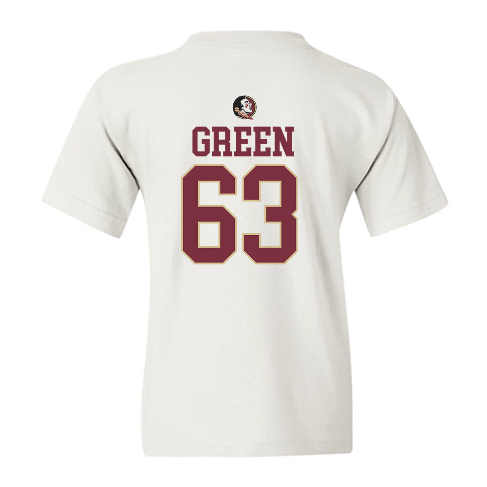 FSU - NCAA Football : Jakobe Green - Classic Shersey Youth T-Shirt-1