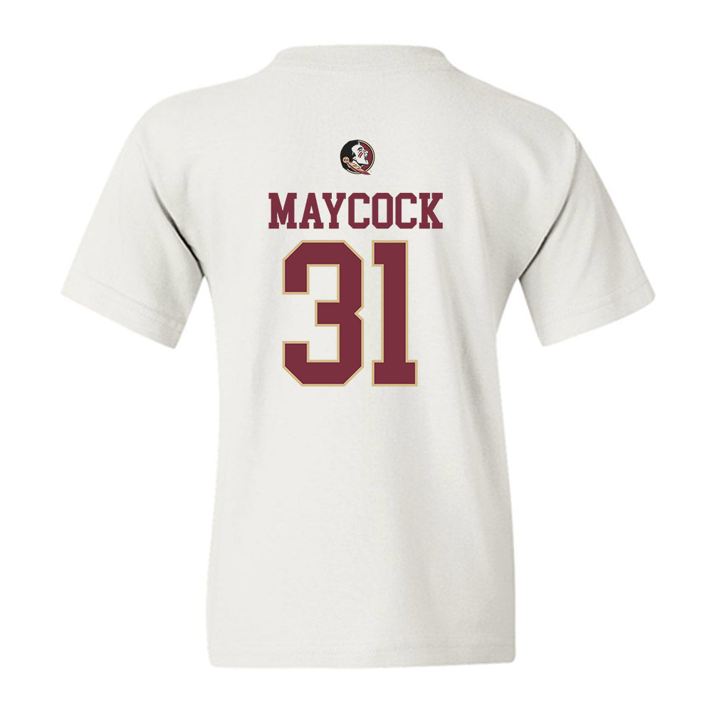 FSU - NCAA Football : Karon Maycock - Classic Shersey Youth T-Shirt-1
