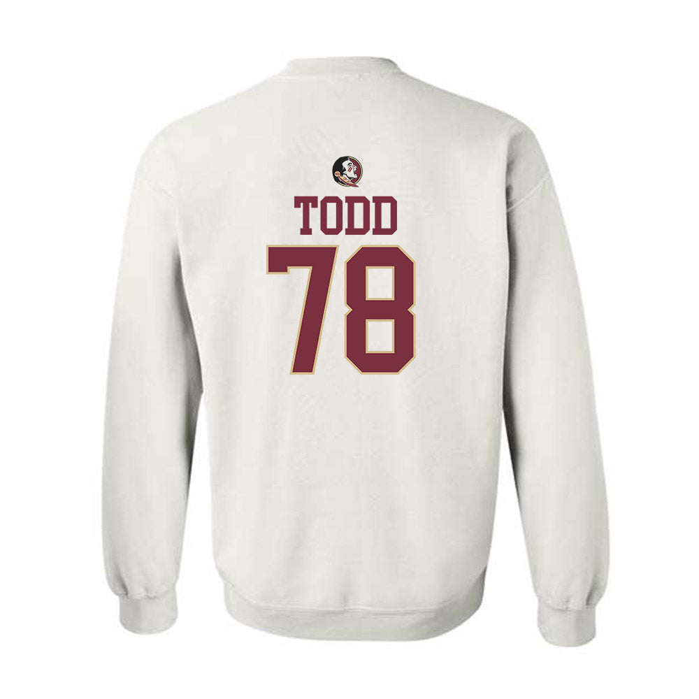 FSU - NCAA Football : Jayden Todd - Classic Shersey Crewneck Sweatshirt-1