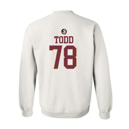 FSU - NCAA Football : Jayden Todd - Classic Shersey Crewneck Sweatshirt-1