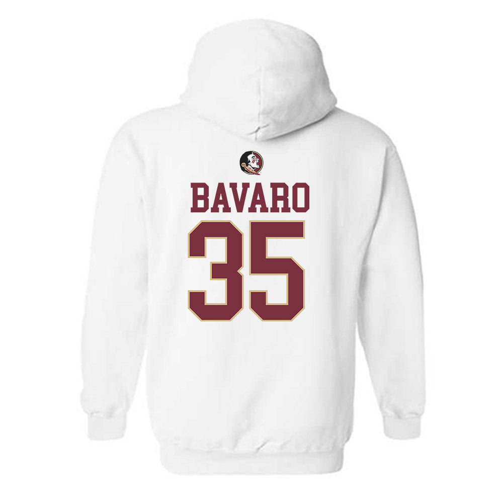 FSU - NCAA Baseball : Will Bavaro - Classic Shersey Hooded Sweatshirt-1
