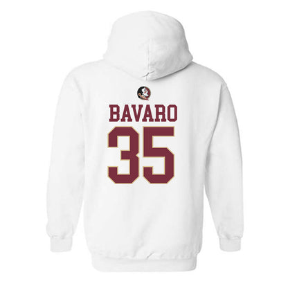 FSU - NCAA Baseball : Will Bavaro - Classic Shersey Hooded Sweatshirt-1