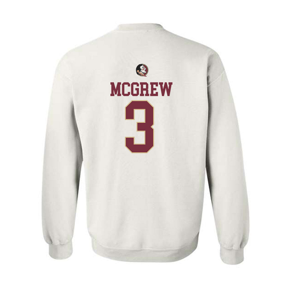FSU - NCAA Women's Soccer : Jaida McGrew - Generic Shersey Crewneck Sweatshirt-1