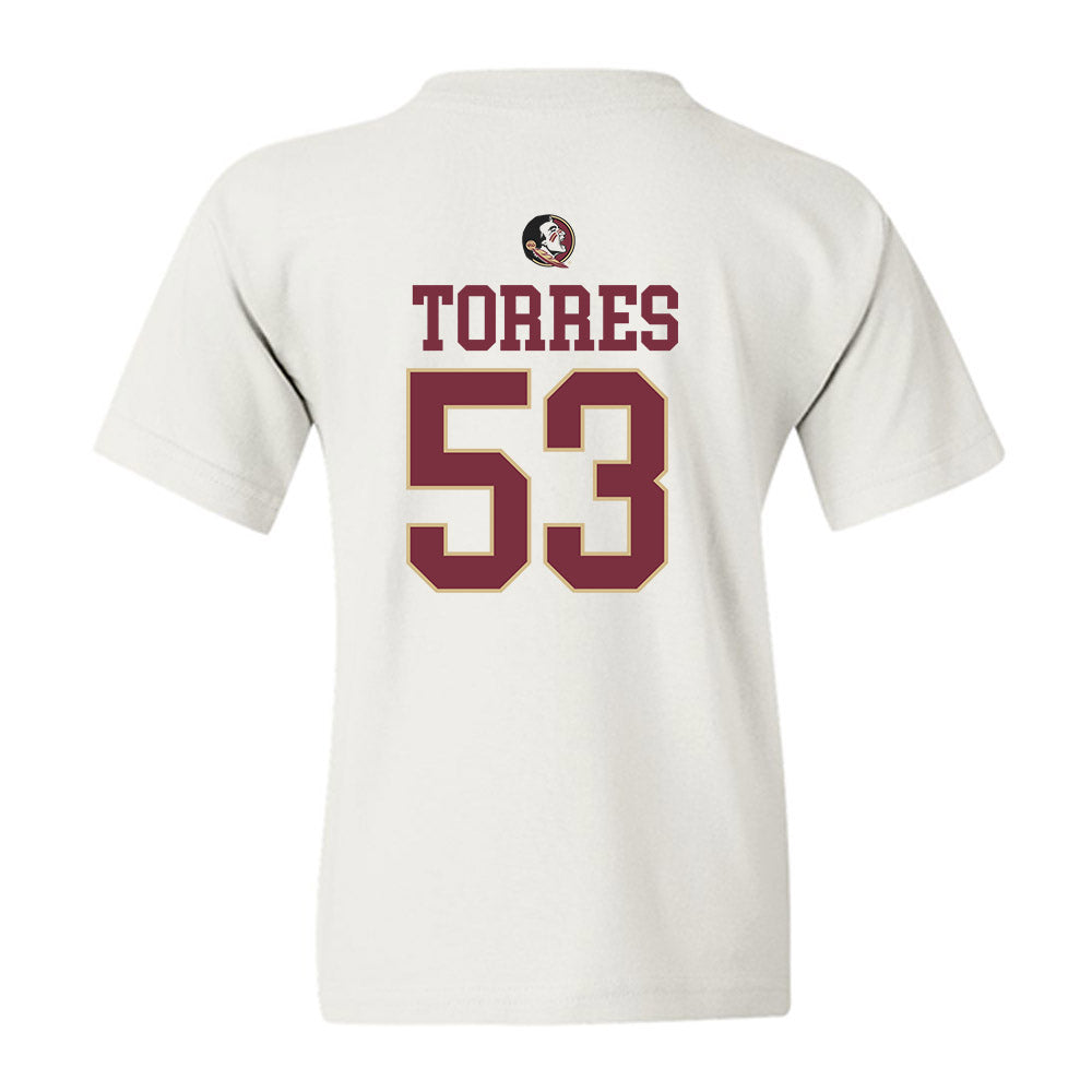 FSU - NCAA Football : Brandon Torres - Classic Shersey Youth T-Shirt-1