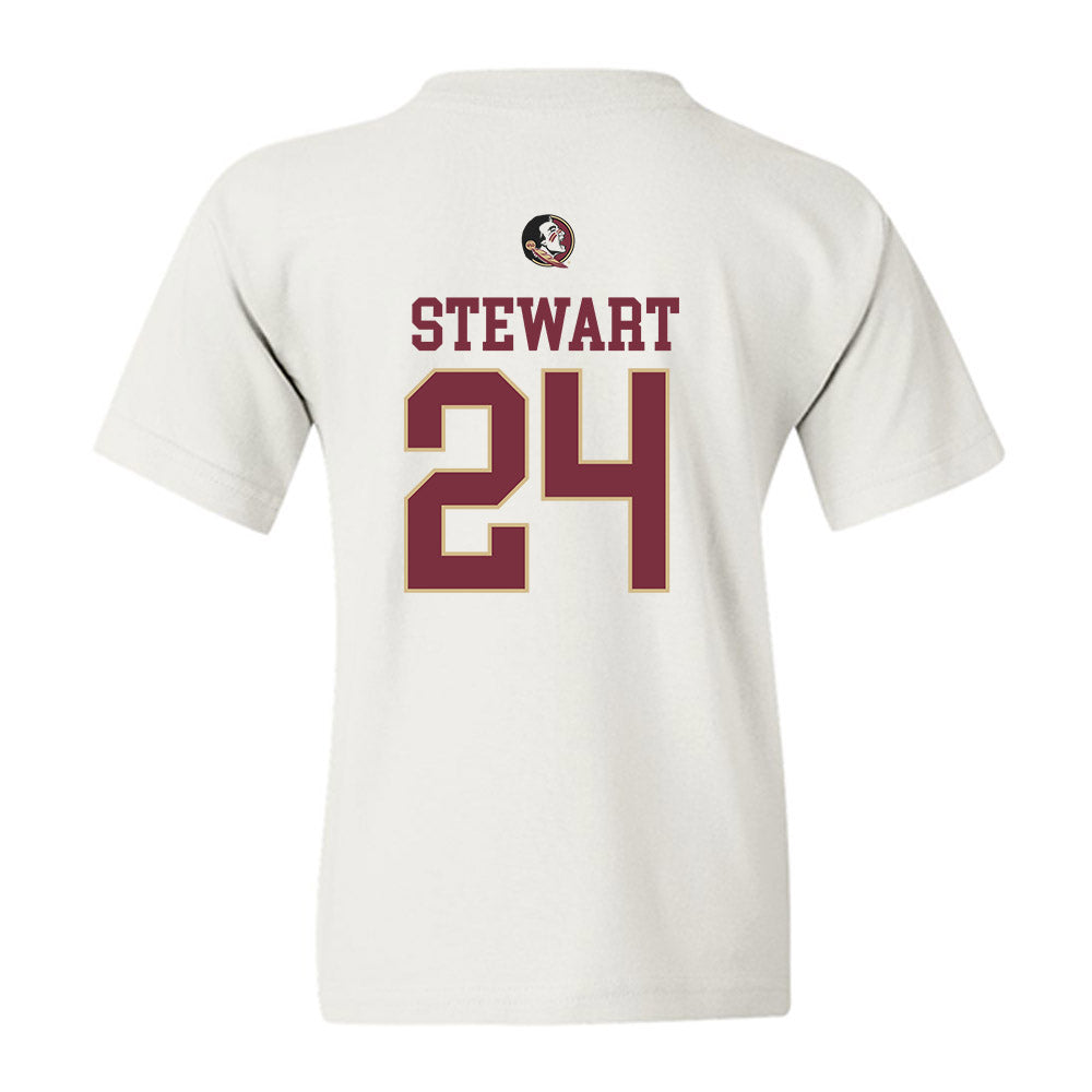 FSU - NCAA Women's Basketball : Morgan Stewart - Classic Shersey Youth T-Shirt-1