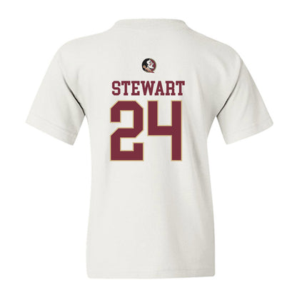 FSU - NCAA Women's Basketball : Morgan Stewart - Classic Shersey Youth T-Shirt-1
