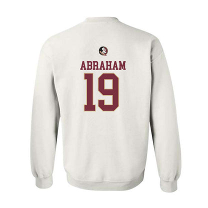 FSU - NCAA Baseball : John Abraham - Generic Shersey Crewneck Sweatshirt-1