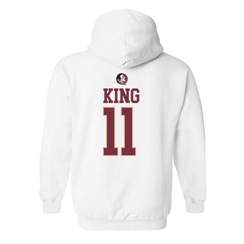 FSU - NCAA Women's Lacrosse : Danica King - Classic Shersey Hooded Sweatshirt-1