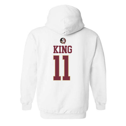 FSU - NCAA Women's Lacrosse : Danica King - Classic Shersey Hooded Sweatshirt-1