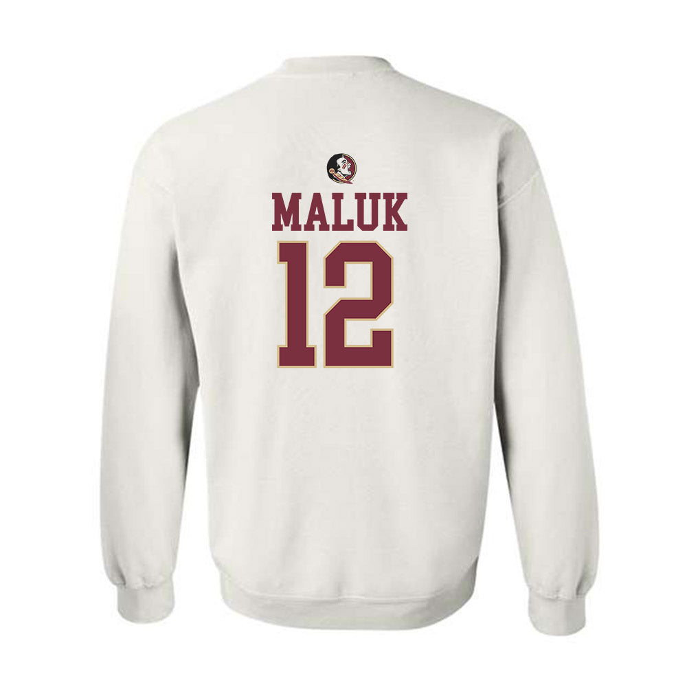 FSU - NCAA Men's Basketball : Alier Maluk - Classic Shersey Crewneck Sweatshirt-1