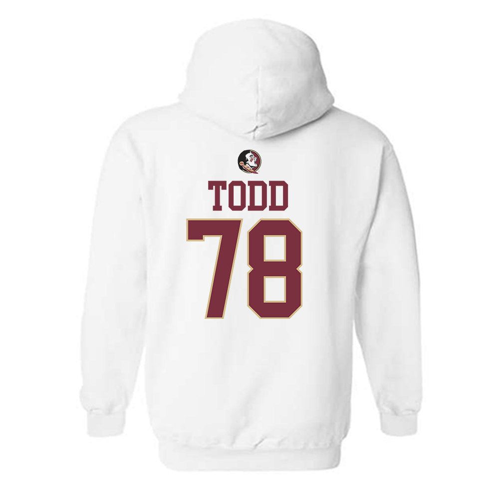 FSU - NCAA Football : Jayden Todd - Classic Shersey Hooded Sweatshirt-1