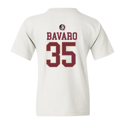 FSU - NCAA Baseball : Will Bavaro - Classic Shersey Youth T-Shirt-1