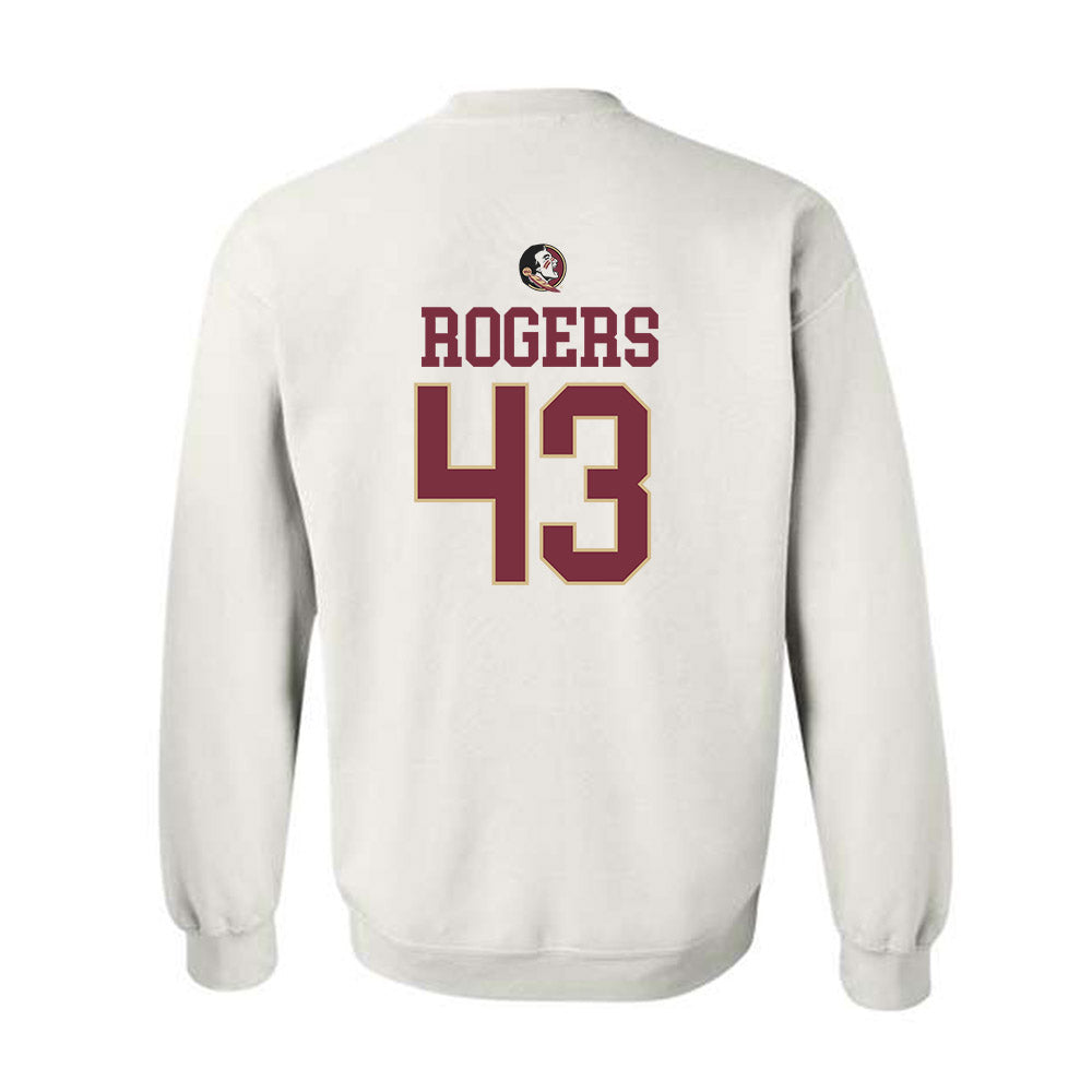 FSU - NCAA Football : Trent Rogers - Classic Shersey Crewneck Sweatshirt-1