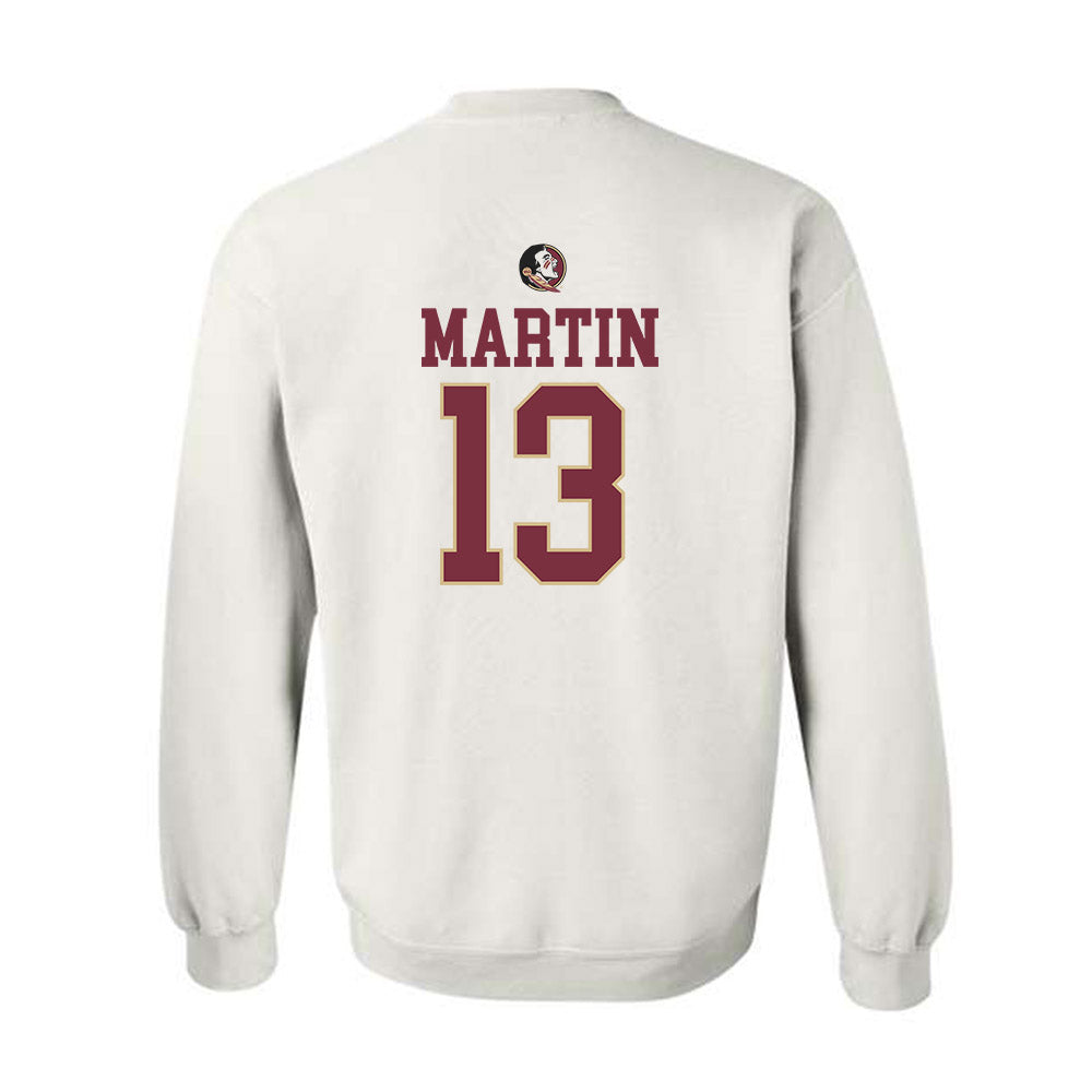 FSU - NCAA Men's Lacrosse : Kyle Martin - Generic Shersey Crewneck Sweatshirt-1