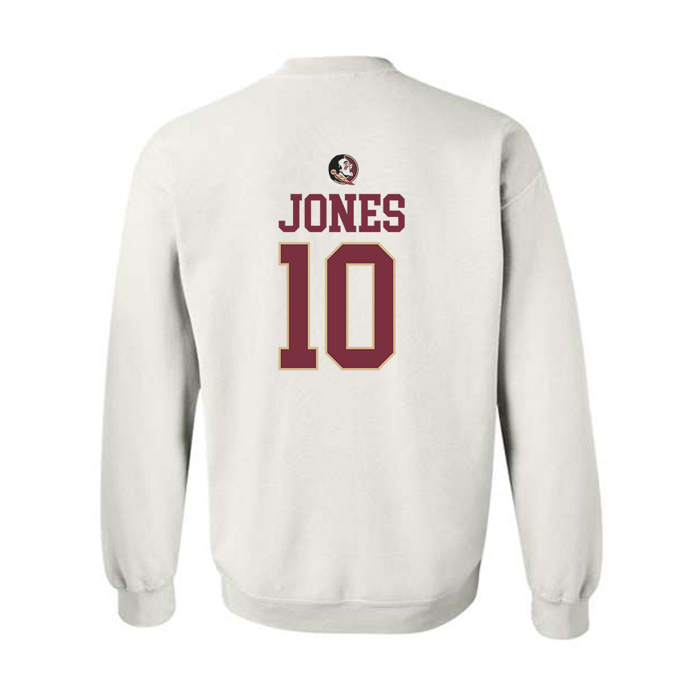 FSU - NCAA Football : Chris Jones - Classic Shersey Crewneck Sweatshirt-1