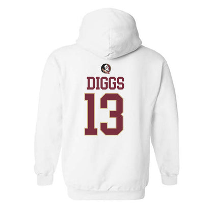FSU - NCAA Football : Deamontae Diggs - Classic Shersey Hooded Sweatshirt-1