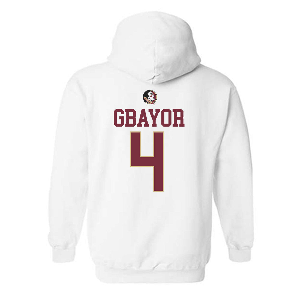 FSU - NCAA Football : Mikai Gbayor - Classic Shersey Hooded Sweatshirt-1