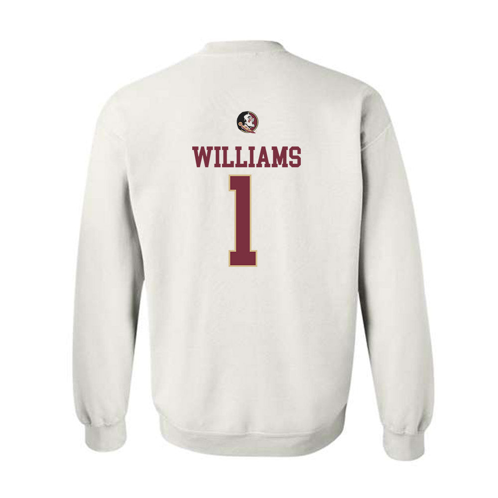 FSU - NCAA Baseball : Chase Williams - Classic Shersey Crewneck Sweatshirt-1