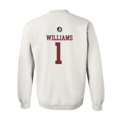 FSU - NCAA Baseball : Chase Williams - Classic Shersey Crewneck Sweatshirt-1