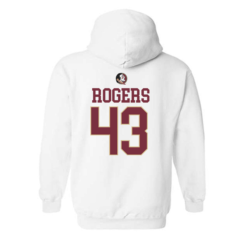 FSU - NCAA Football : Trent Rogers - Classic Shersey Hooded Sweatshirt-1