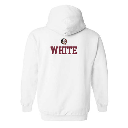FSU - NCAA Men's Track & Field : Trace White - Classic Shersey Hooded Sweatshirt-1