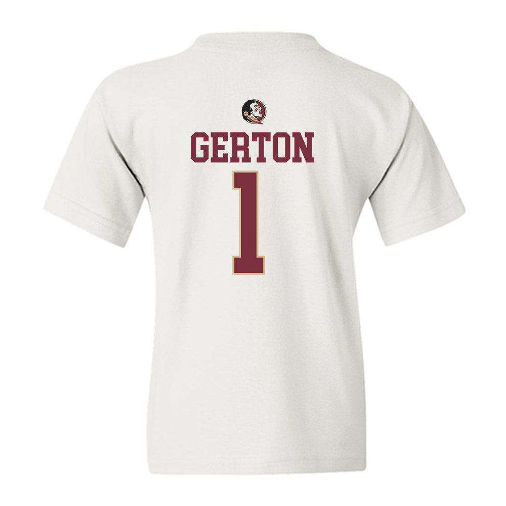 FSU - NCAA Women's Basketball : Mari Gerton - Classic Shersey Youth T-Shirt-1