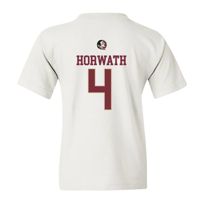 FSU - NCAA Beach Volleyball : Jess Horwath - Classic Shersey Youth T-Shirt-1